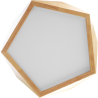 Buy Ceiling Led Lamp Scandinavian Design Wooden - Teray Natural wood 59307 with a guarantee