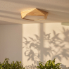 Buy Ceiling Led Lamp Scandinavian Design Wooden - Teray Natural wood 59307 in the Europe