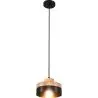 Buy Eigil Scandinavian pendant lamp - Wood and metal White 59309 at MyFaktory