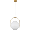 Buy Anette pendant lamp - Metal and crystal Gold 59329 - in the EU