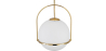 Buy Anette pendant lamp - Metal and crystal Gold 59329 in the Europe