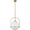 Buy Anette pendant lamp - Metal and crystal Gold 59329 - in the EU