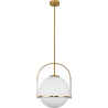 Buy Anette pendant lamp - Metal and crystal Gold 59329 - in the EU