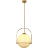 Buy Anette pendant lamp - Metal and crystal Gold 59329 - prices