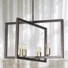 Buy Robson 4 bulbs pendant lamp - Metal Gold 59330 - prices