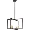 Buy Robson 4 bulbs pendant lamp - Metal Gold 59330 at MyFaktory