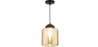 Buy Mikelo pendant lamp - Metal and crystal Black 59331 home delivery