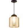 Buy Mikelo pendant lamp - Metal and crystal Black 59331 - prices