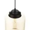 Buy Mikelo pendant lamp - Metal and crystal Black 59331 in the Europe