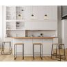 Buy Mikelo pendant lamp - Metal and crystal Black 59331 with a guarantee
