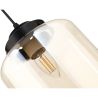 Buy Mikelo pendant lamp - Metal and crystal Black 59331 home delivery
