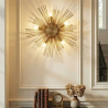 Buy Lydia wall lamp with 5 bulbs - Metal Gold 59341 in the Europe