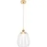 Buy Alessia pendant lamp - Crystal and metal Transparent 59342 - in the EU