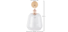 Buy Alessia wall lamp - Crystal and metal Transparent 59343 - prices