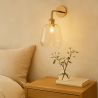 Buy Alessia wall lamp - Crystal and metal Transparent 59343 - prices