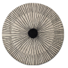 Buy Round Design Rug - Wool - Liris Beige / Black 21716 - in the EU