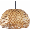 Buy Bali twisted Design Boho Bali ceiling lamp - Bamboo Natural wood 59354 in the Europe