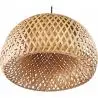 Buy Bali twisted Design Boho Bali ceiling lamp - Bamboo Natural wood 59354 with a guarantee
