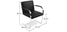 Buy Bruno design office Chair - Faux Leather Black 16807 at MyFaktory