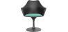 Buy Dining Chair with Armrests - Black Swivel Chair - Tulipa Turquoise 59260 - prices
