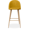 Buy Fabric Upholstered Stool - Scandinavian Design - 76cm - Bennett Yellow 59356 - in the EU