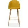 Buy Fabric Upholstered Stool - Scandinavian Design - 76cm - Bennett Yellow 59356 - in the EU