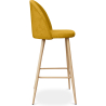 Buy Fabric Upholstered Stool - Scandinavian Design - 73cm - Bennett Yellow 59356 home delivery