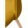 Buy Fabric Upholstered Stool - Scandinavian Design - 73cm - Bennett Yellow 59356 - prices