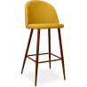 Buy Fabric Upholstered Stool - Scandinavian Design - 76cm - Bennett Yellow 59357 - prices