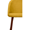 Buy Fabric Upholstered Stool - Scandinavian Design - 73cm - Bennett Yellow 59357 - prices
