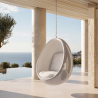 Buy Hanging Chair Egg – Fabric Upholstered Relaxation Chair – Ele Light grey 59352 - prices