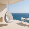 Buy Hanging Chair Egg – Fabric Upholstered Relaxation Chair – Ele Light grey 59352 in the Europe
