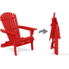 Buy Adirondack Garden Chair - Wood Red 59415 - in the EU