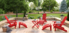 Buy Adirondack Garden Chair - Wood Red 59415 in the Europe