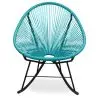 Buy Acapulco Rocking Chair - Black legs  Light green 59411 - prices