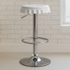 Buy Swivel Chromed Metal Bottle Cap Bar Stool - Height Adjustable Black 49737 - prices