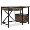 Buy Wooden Desk with Drawers - Industrial Design - Nash Natural wood 59280 - in the EU