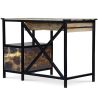 Buy Wooden Desk with Drawers - Industrial Design - Nash Natural wood 59280 with a guarantee