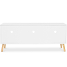 Buy Wooden TV Stand - Scandinavian Design -Quenby  Grey 59654 home delivery