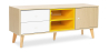 Buy Wooden TV Stand - Scandinavian Design - Erica  Yellow 59657 at MyFaktory