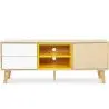 Buy Wooden TV Stand - Scandinavian Design - Erica  Yellow 59657 - in the EU
