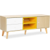 Buy Wooden TV Stand - Scandinavian Design - Erica  Yellow 59657 at MyFaktory