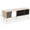 Buy Wooden TV Stand - Scandinavian Design - Freya  Grey 59659 - in the EU