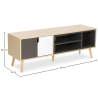 Buy Wooden TV Stand - Scandinavian Design - Freya  Grey 59659 - in the EU
