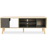 Buy Wooden TV Stand - Scandinavian Design - Freya  Grey 59659 - in the EU
