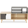 Buy Wooden TV Stand - Scandinavian Design - Freya  Grey 59659 - prices