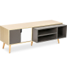 Buy Wooden TV Stand - Scandinavian Design - Freya  Grey 59659 in the Europe