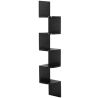 Buy Wall Shelf Scandinavian Style with 5 Shelves – Wood Black 59642 in the Europe