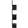 Buy Wall Shelf Scandinavian Style with 5 Shelves – Wood Black 59642 home delivery