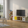 Buy Wooden Bookshelf - Modern Design - Vanu Blue 59643 - in the EU